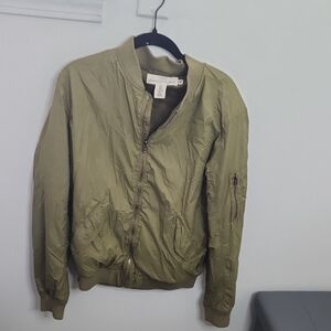 H&M Khaki Bomber Jacket